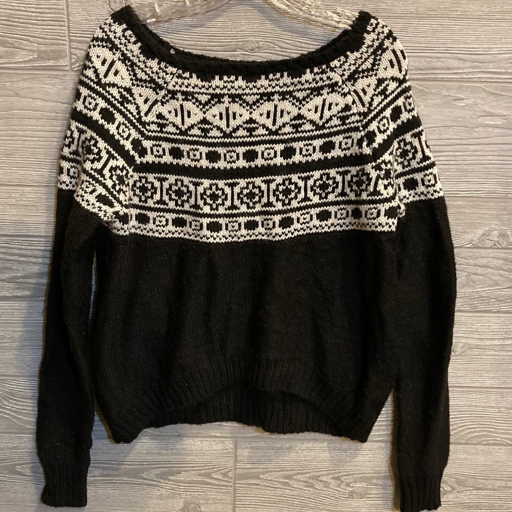 Crew neck winter ski sweater | S / M fit